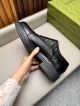 Gucci Man Black Calfskin Business Leather Shoes 042882 (8)_th.jpg